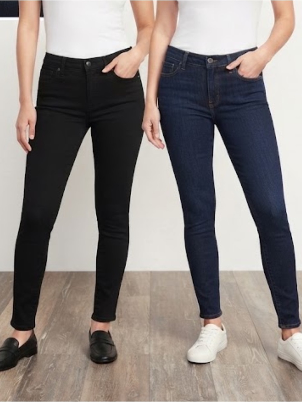*BUNDLE OF 2* OLD NAVY Super Skinny Mid Rise Jeans Size 6
